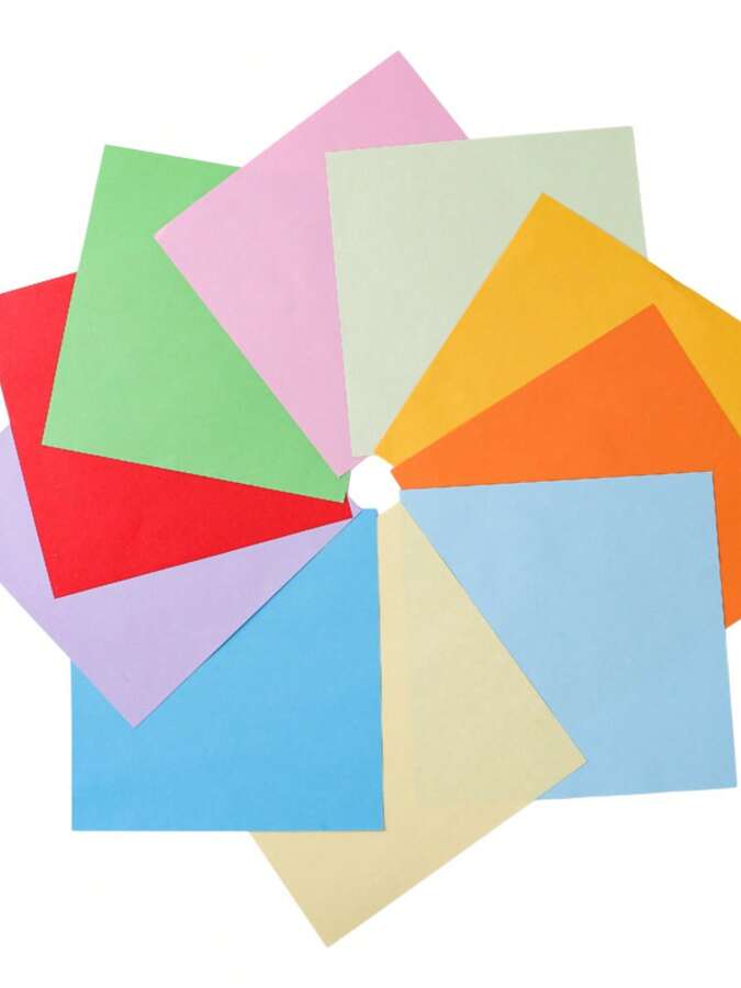 100pcs 7cm X 10cm Mixed Color Origami Paper - SHOPWOWA