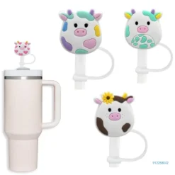 4-Pcs-Reusable-Silicone-Straw-Covers-Cap-Cartoon-Cow-Straw-Toppers-DustProof-Drinking-Straw-Tip-Lids-1.webp