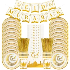 Eid-Mubarak-Disposable-Tableware-Gold-Plate-Cup-Banner-Gift-Bags-Islamic-Muslim-Party-Supplies-2024-Ramadan.webp