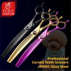 Fenice-high-end-7-25-inch-professional-dog-grooming-scissors-curved-thinning-shears-for-dogs-cats.webp
