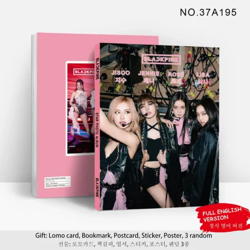 Kpop-Black-and-Pink-New-Album-5-STAR-Photo-Album-Portrait-HD-Photo-Gallery-Sticker-Poster.webp