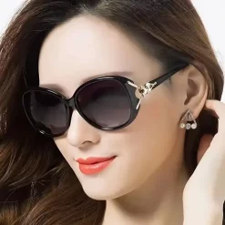 Trendy Polarized Luxury Fox Fashion Round Driving Hiking Eyewear For Women fashion glasses