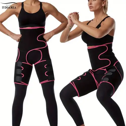 1pc 3-in-1 Waist Trainer, Waist & Thigh Trimmer, For Fat Burning