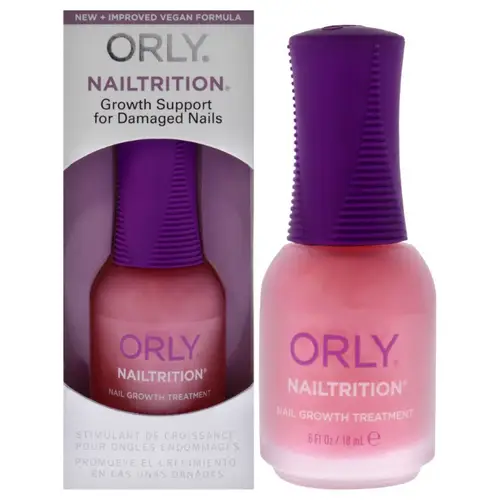 Orly Nailtrition - 0.6oz Nail Growth Treatment for Women, White | Non-Toxic & Safe for Home Use